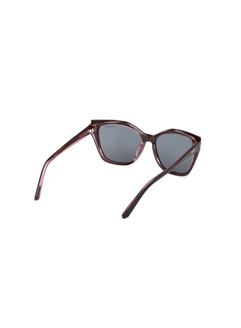 SKECHERS FULL RIM SE0015401D55 WOMEN CAT EYE INJECTED SUNGLASSES - Image 5